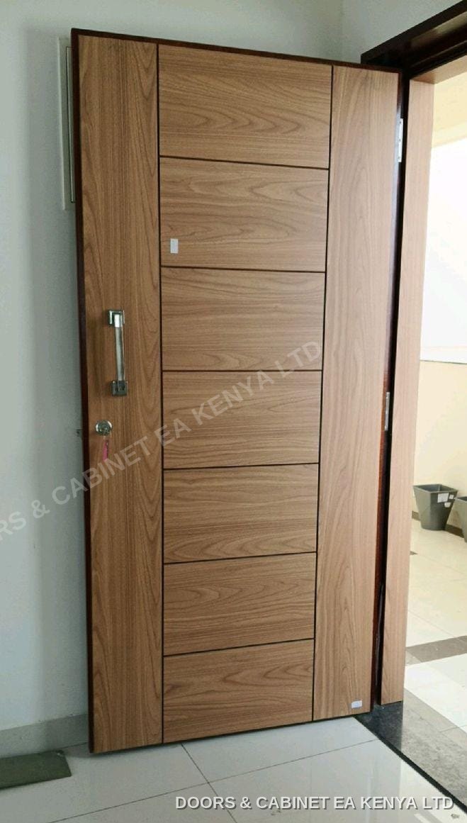 Oak Stepped-Panel Door — Doors by Doors and Cabinet EA, Mombasa