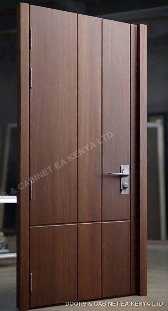 Walnut Contemporary Door — Doors by Doors and Cabinet EA, Mombasa